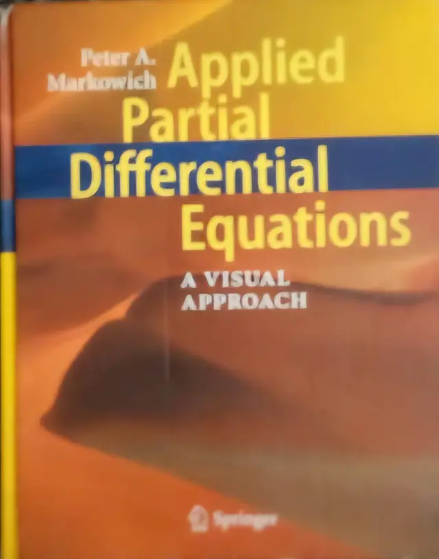 Applied Partial Differential Equations by Peter A. Markowich book cover