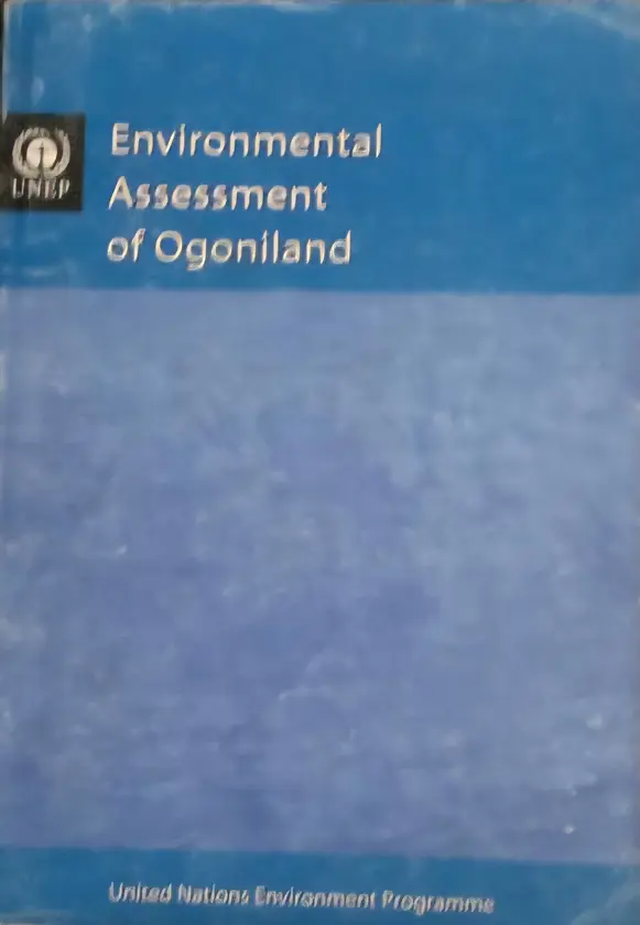 Environmental Assessment of Ogoniland by United Nations Environment Programme book cover