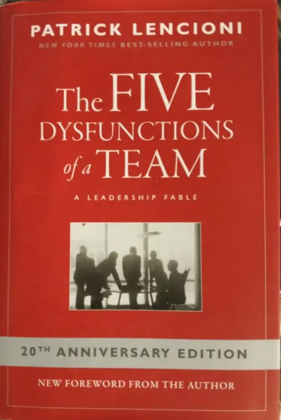 The Five Dysfunctions of a Team by Patrick M. Lencioni book cover